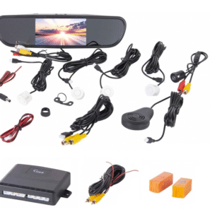 Reverse Horn, Brake Light, Rear Camera, Reverse Sensor with Monitor